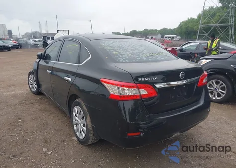 2015 Nissan Sentra S from USA, damaged, VIN 3N1AB7AP0FY380333